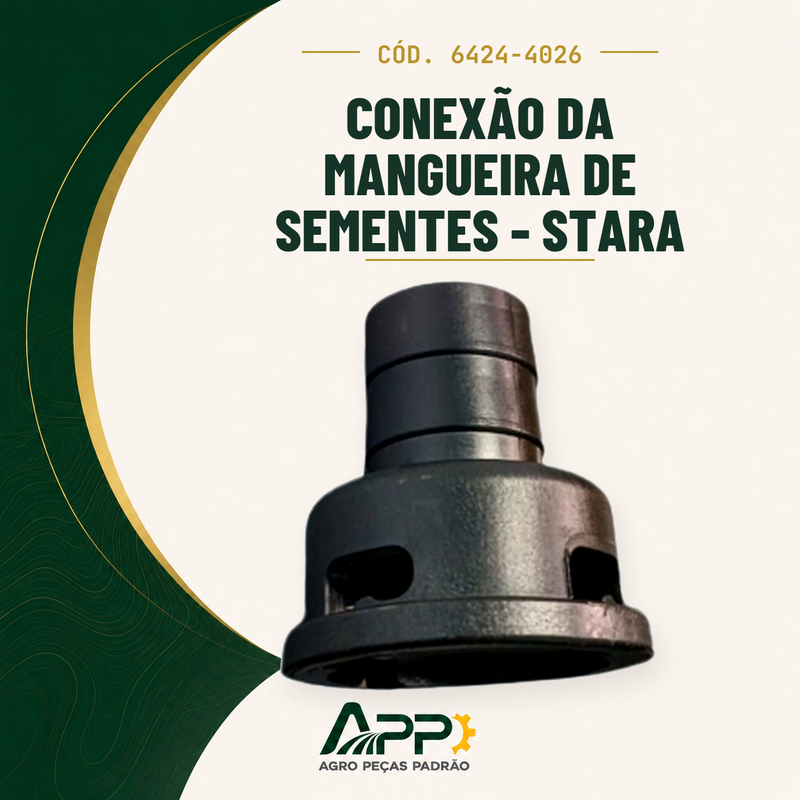 capa-app-v2 | Conexão da Mangueira de Sementes - Stara – Cód. 6424-4026 | APP Agro Peças Padrão