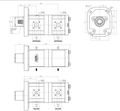 Bomba Hidráulica Principal Valtra-Valmet 885/985/1280 — desenho técnico