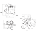 Bomba Hidráulica Principal Ford New Holland CNH A-002 5610/7810 — desenho técnico