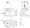 Bomba Hidráulica Massey Ferguson 296-4/297-4/299-4 – BOI 16 B9.P5.A42/19 A42.L1 — desenho técnico