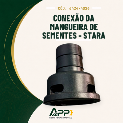 capa-app-v2 | Conexão da Mangueira de Sementes - Stara – Cód. 6424-4026 | APP Agro Peças Padrão